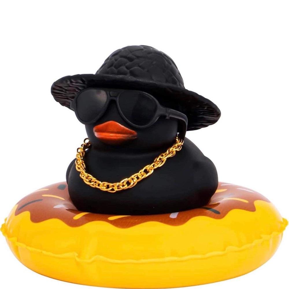 Rare black rubber duck
